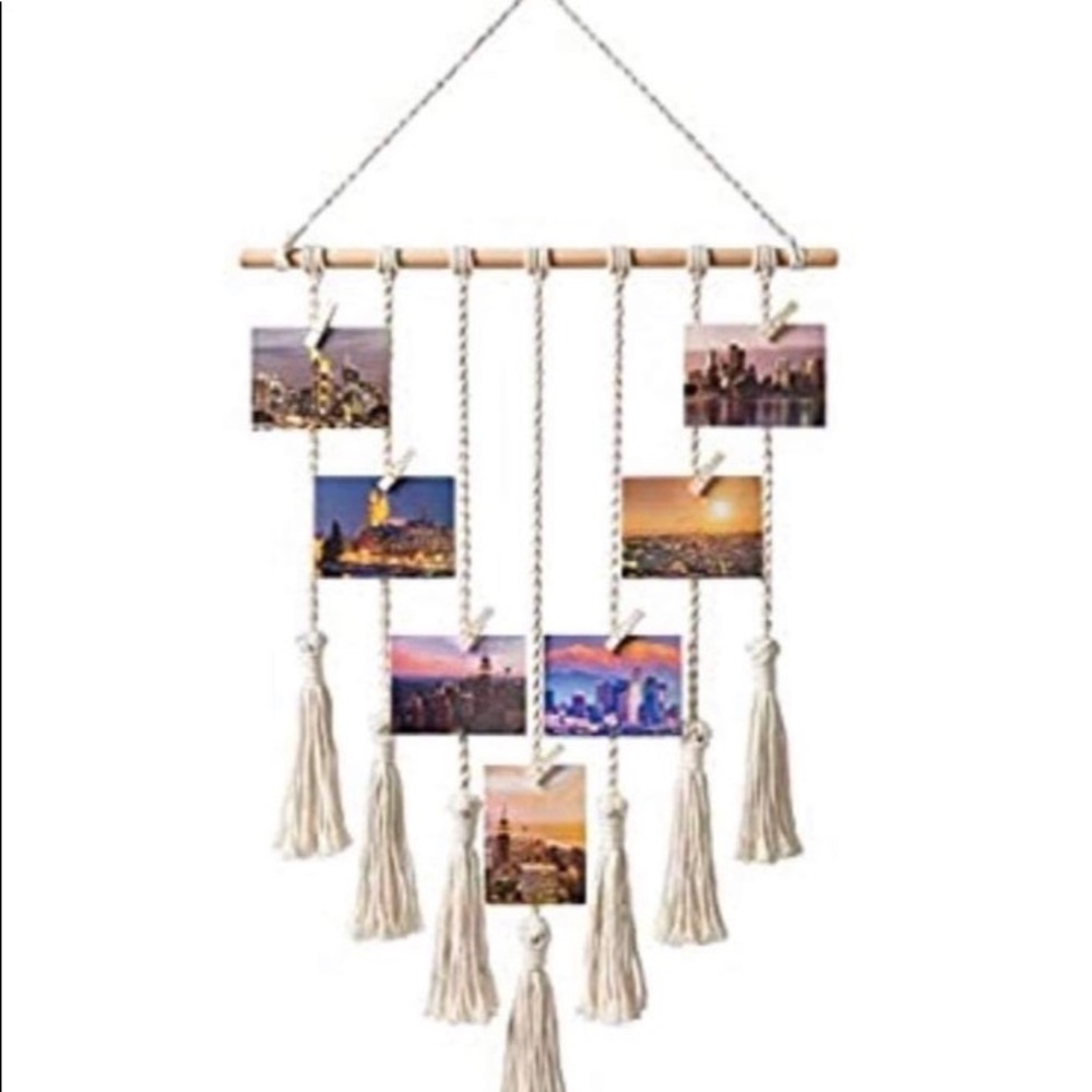 Handmade Boho Style Photo Display/Wall Decor